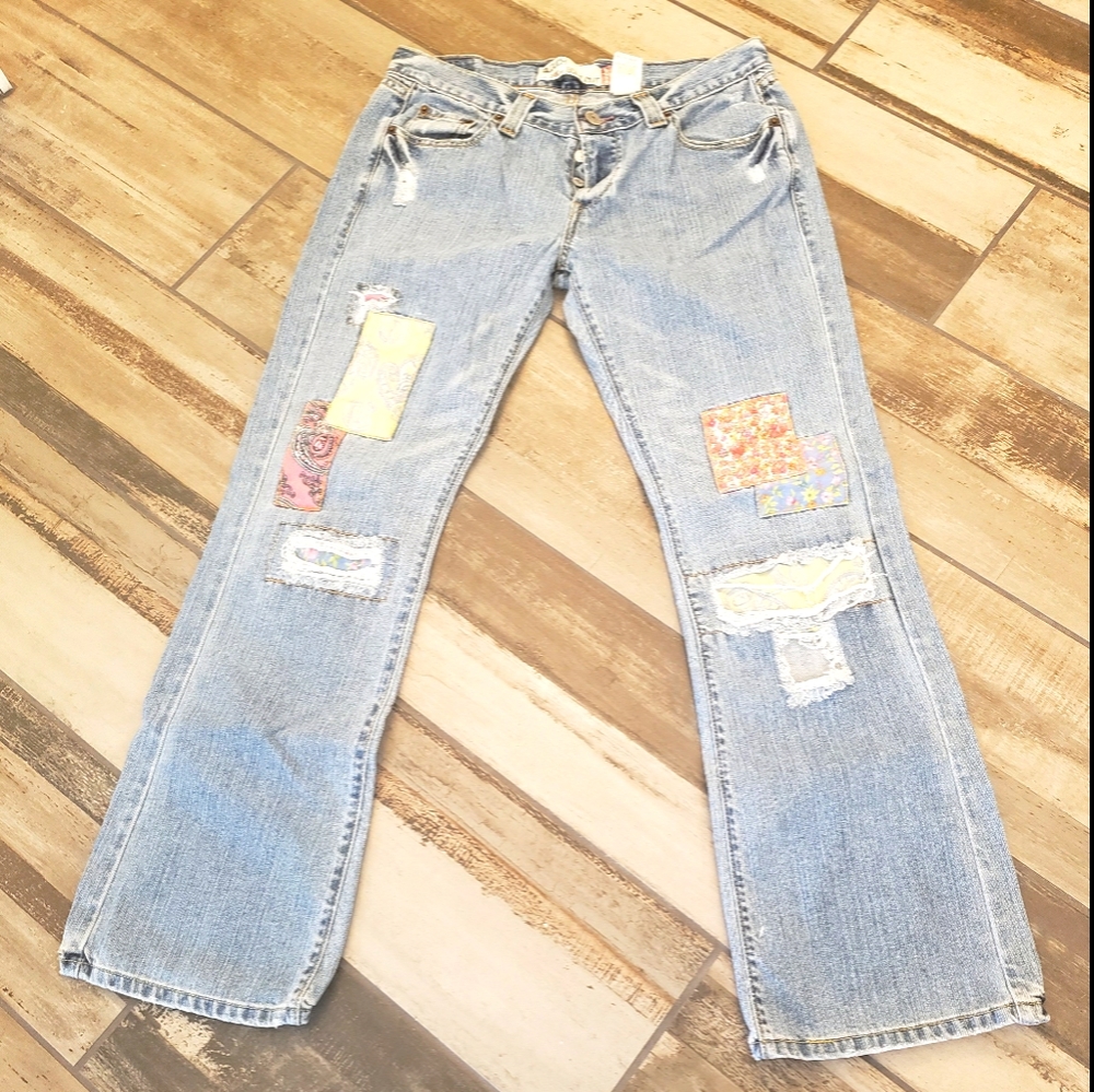 Levi's Slouch Patchwork Style Jeans Size 32